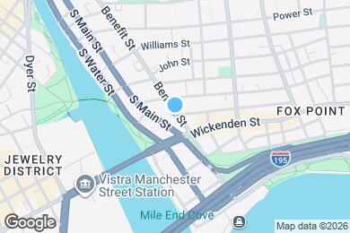 Map image of the property - 424 Benefit St