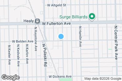 Map image of the property - 3902 W Belden Ave