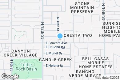 Map image of the property - 17805 N 13th St