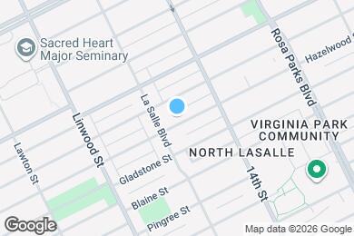 Map image of the property - 2302 Hazelwood St