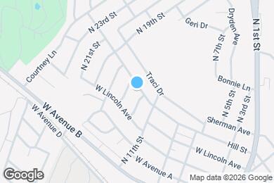 Map image of the property - 803 Hill St