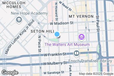 Map image of the property - 600 N Howard St