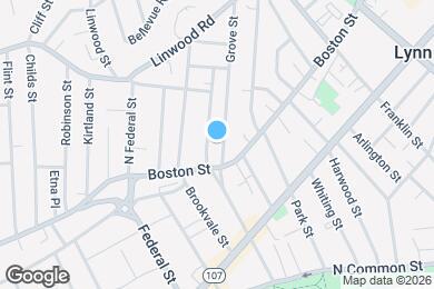 Map image of the property - 18 Grove St