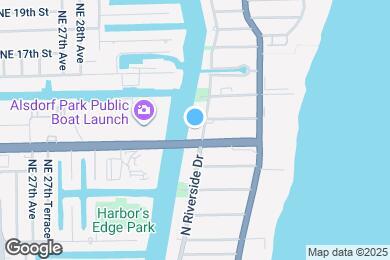 Map image of the property - 1401 N Riverside Dr