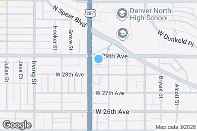Map image of the property - 2828 N Federal Blvd