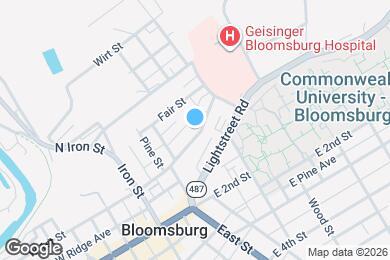 Map image of the property - 305 E 1st St