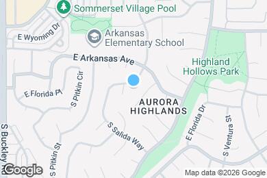 Map image of the property - 1530 S Salida Way
