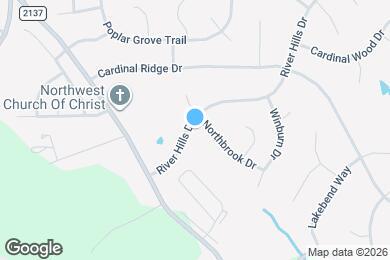 Map image of the property - 6805 River Hills Dr