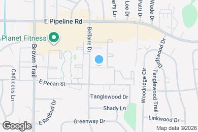 Map image of the property - 606 Bellaire Dr