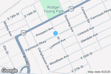 Map image of the property - 2204 Pear St