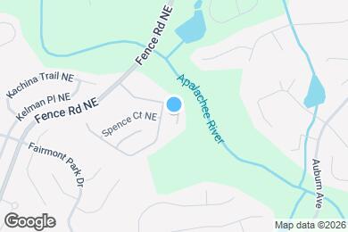 Map image of the property - 124 River Pass Ct NE