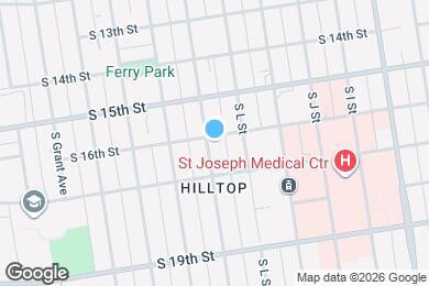 Map image of the property - 1216 S 16th St