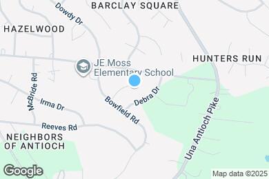 Map image of the property - 709 Bowfield Ct
