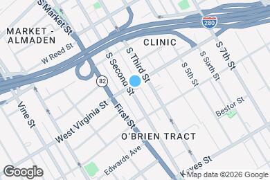Map image of the property - 810 S. 2nd Street