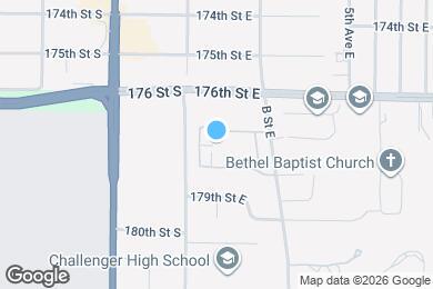 Map image of the property - 17727 1st Ave Ct E