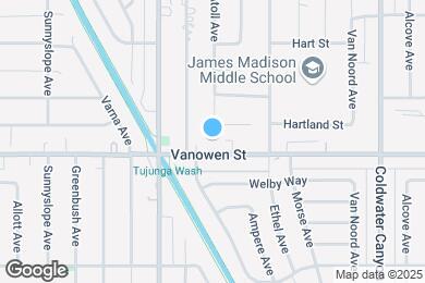 Map image of the property - 13203 Vanowen St