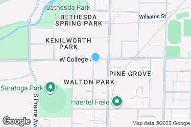 Map image of the property - 523 W College Ave