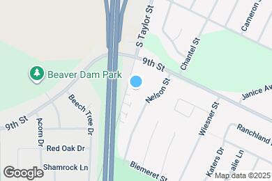 Map image of the property - 1337 S Taylor St