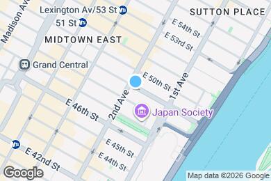Map image of the property - 304 E 49th St