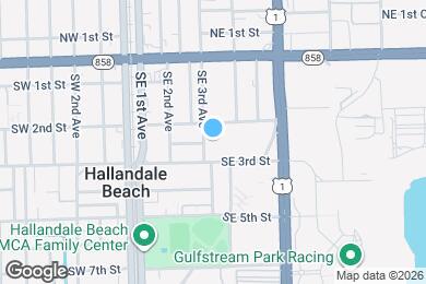 Map image of the property - 215 SE 3rd Ave