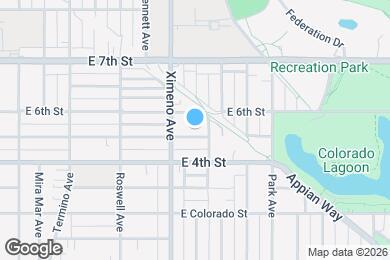 Map image of the property - 4425 E 5th St, Unit B