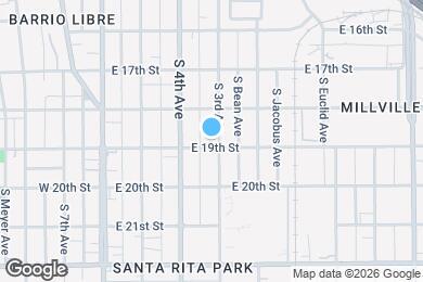 Map image of the property - 830 S 3rd Ave