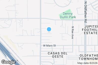 Map image of the property - 4524 W Jupiter St