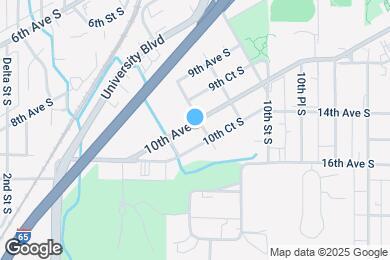 Map image of the property - 529 10th Ave S