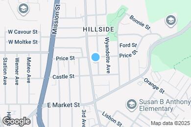Map image of the property - 432 Abbot Ave