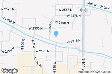 Map image of the property - 633 W 2325 N