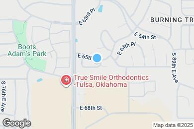 Map image of the property - 8131 E 65th Pl