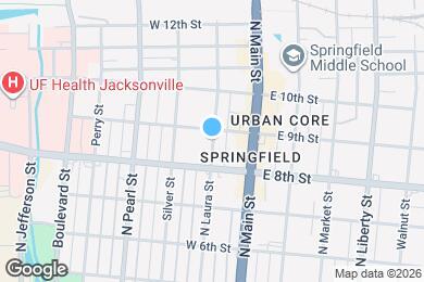 Map image of the property - 1850 N Laura St