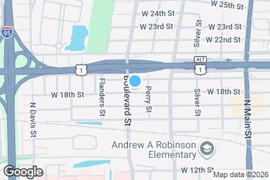 Map image of the property - 429 W 18th St