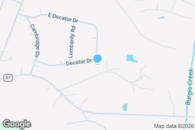 Map image of the property - 1551 Decatur Dr