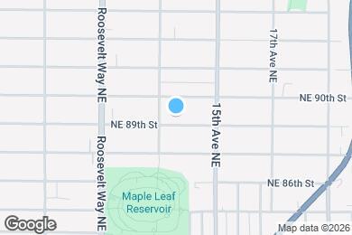 Map image of the property - 1216 NE 89th St