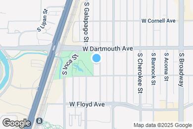 Map image of the property - 3155 S Fox St