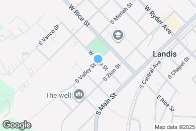 Map image of the property - 213 W Hoke St