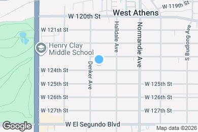 Map image of the property - 1543 W 124th St