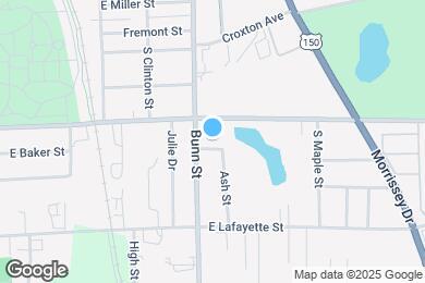 Map image of the property - 916 E Baker St