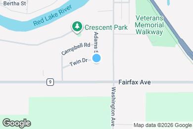 Map image of the property - 102 Twin Dr