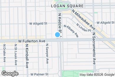 Map image of the property - 2402 N Kedzie