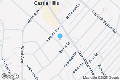 Map image of the property - 207 E Castle Ln