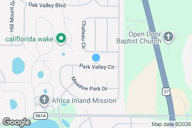 Map image of the property - 843 Park Valley Cir