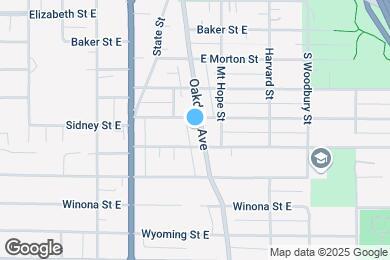 Map image of the property - 745 Oakdale Ave