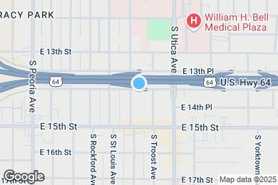 Map image of the property - 1610 E 14th St