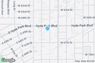 Map image of the property - 6525 S Victoria Ave