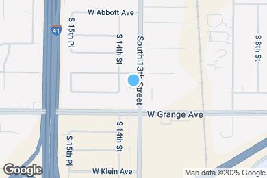 Map image of the property - 5429 S 13th St