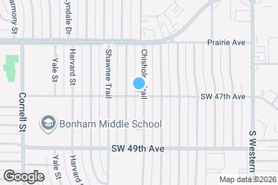 Map image of the property - 4522 Chisholm Trail