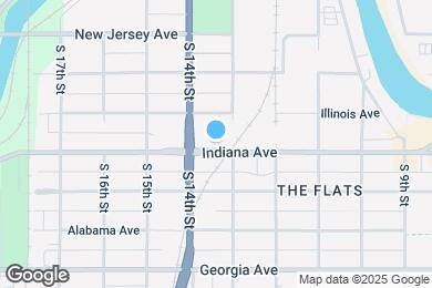 Map image of the property - 1316 Indiana Ave