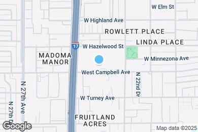 Map image of the property - 2408 W Campbell Ave